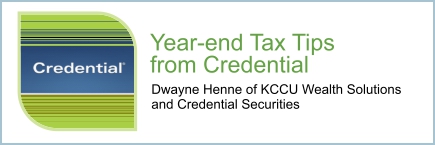 Year end Tax Tips from Credential